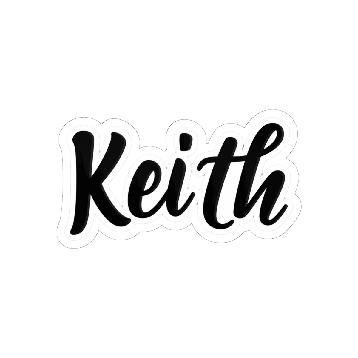 Keith Name, Sticker | Braxton Keith