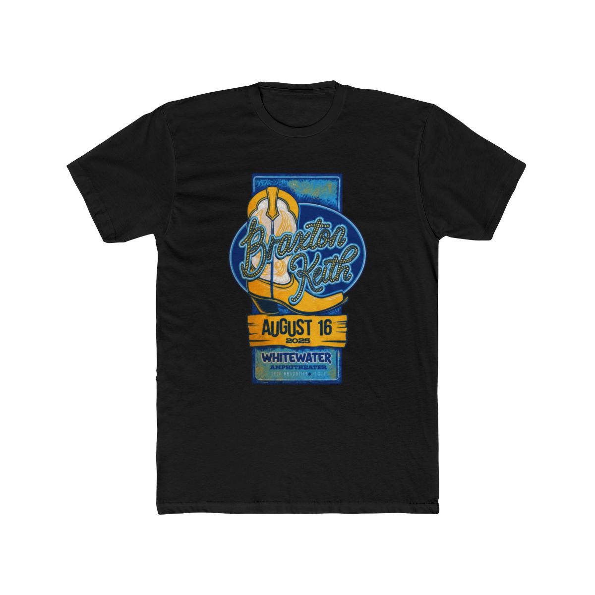 Top Braxton Keith New Braunfels August 16 2025 Tour, TX T Shirt - 2020 Trending Tees - alternate angle 3, merchandise